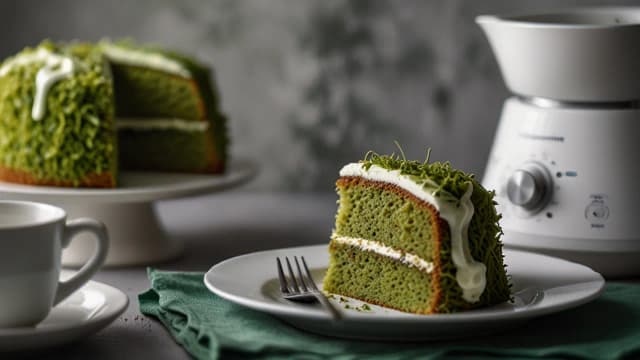 Przepis na ciasto mech Thermomix: Zielony deser z Thermomixu