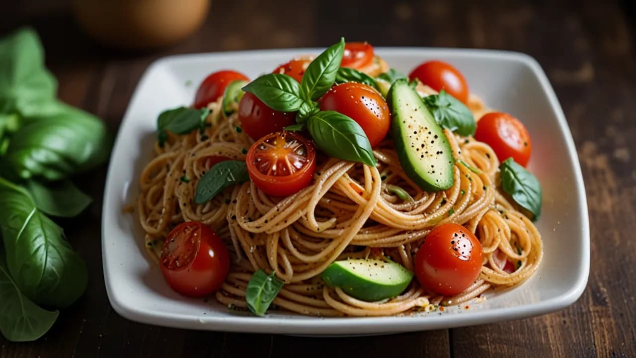 Zdrowe przepisy na fit spaghetti z warzywami: Szybki i pyszny obiad