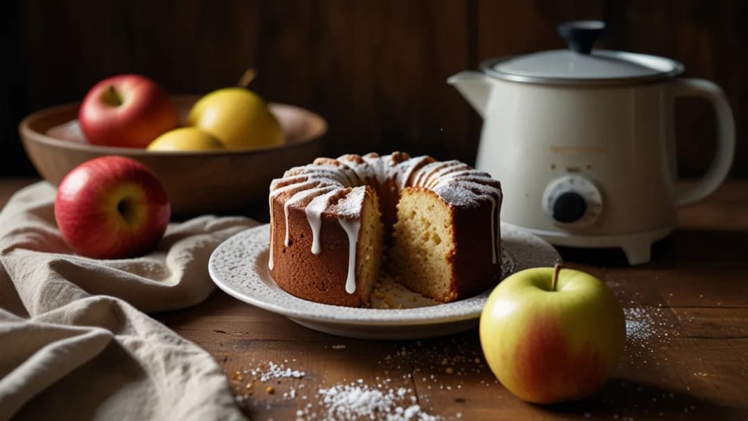 Prosty przepis na ciasto z jabłkami bez masła: Idealne bez miksera