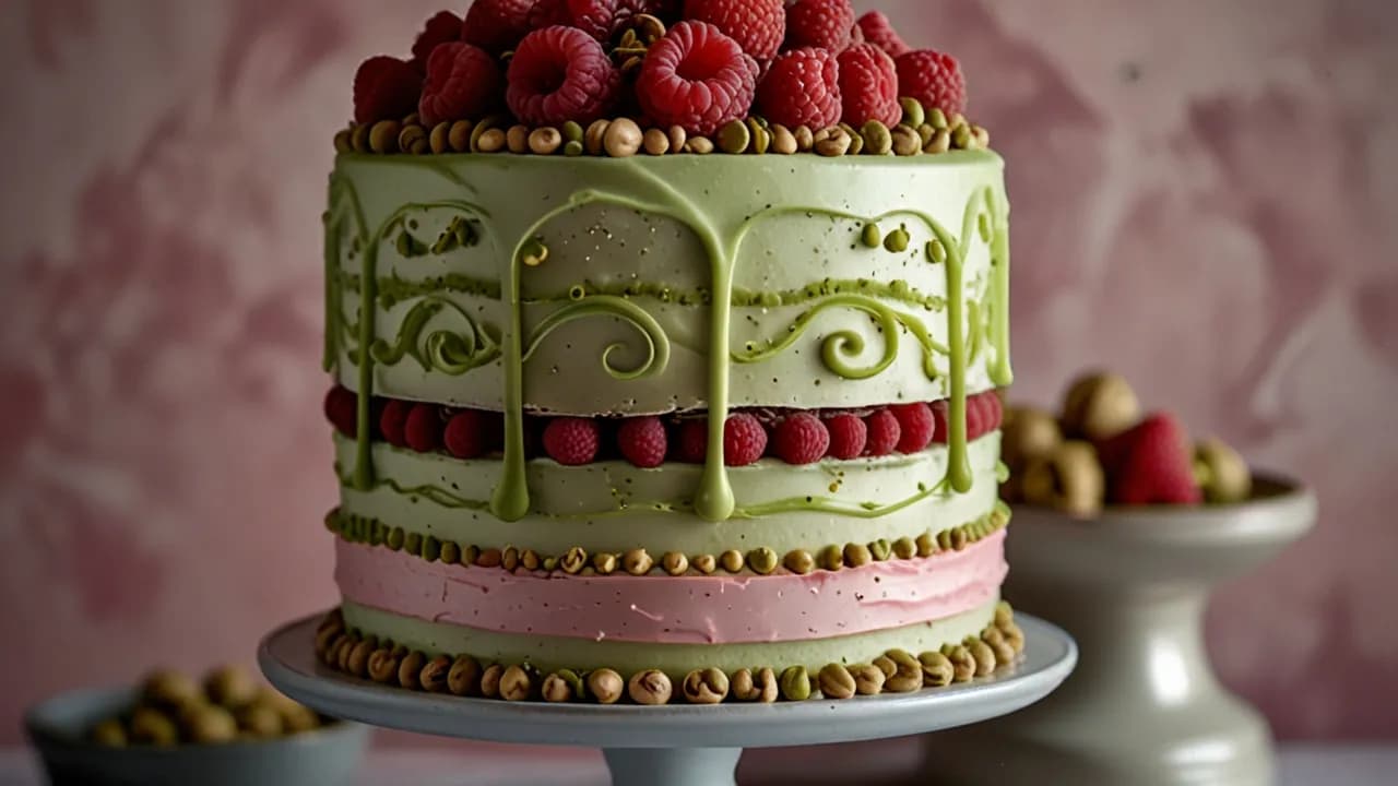 Tort malinowo-pistacjowy - wyjątkowy smak na każdą uroczystość