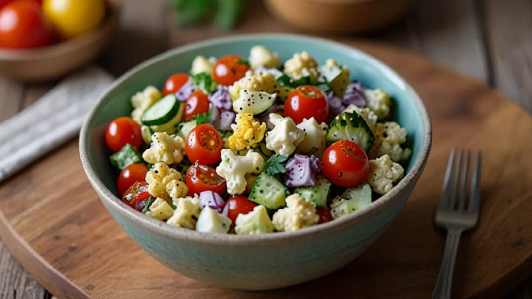 Sałatka z kalafiora fit - idealna na dietę i zdrowe odżywianie