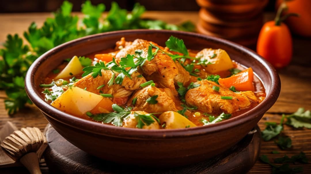 Potrawka z kurczaka: przepis na aromatyczne danie z rosołu