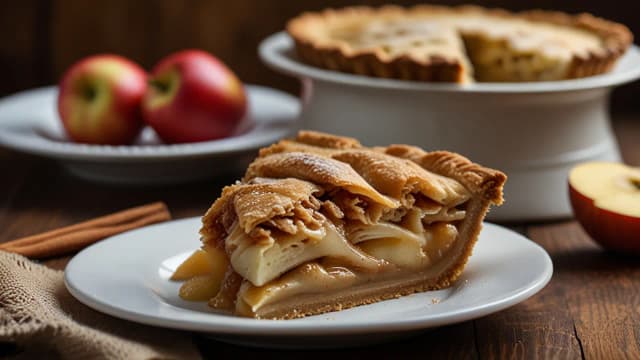Kruche ciasto z jabłkami i budyniową pianką: Idealne połączenie smaków
