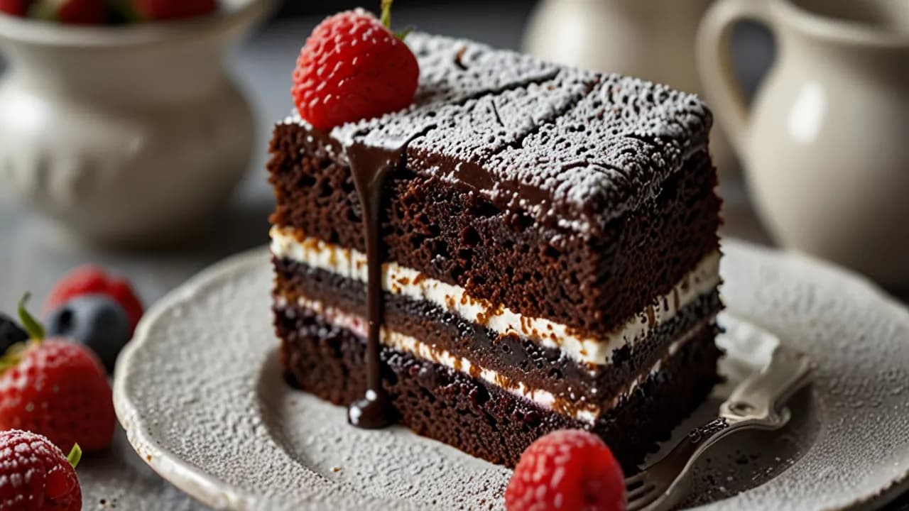 Prosty przepis na ciasto czekoladowe z galaretką: Słodka uczta