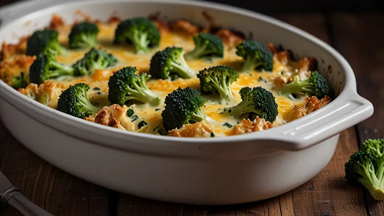 Keto zapiekanka z brokułami: Niskowęglowodanowe danie na zdrowy obiad