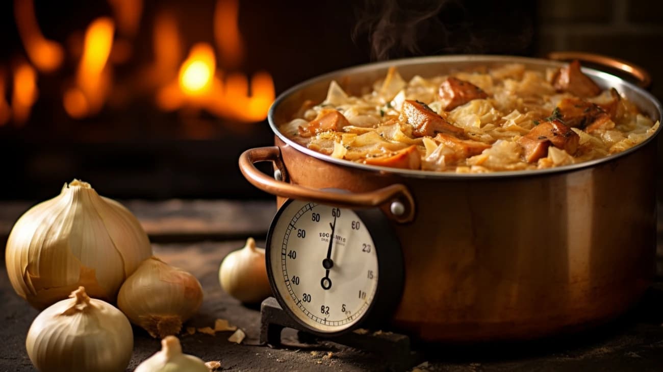 Jak długo gotować bigos - czas gotowania oraz porady