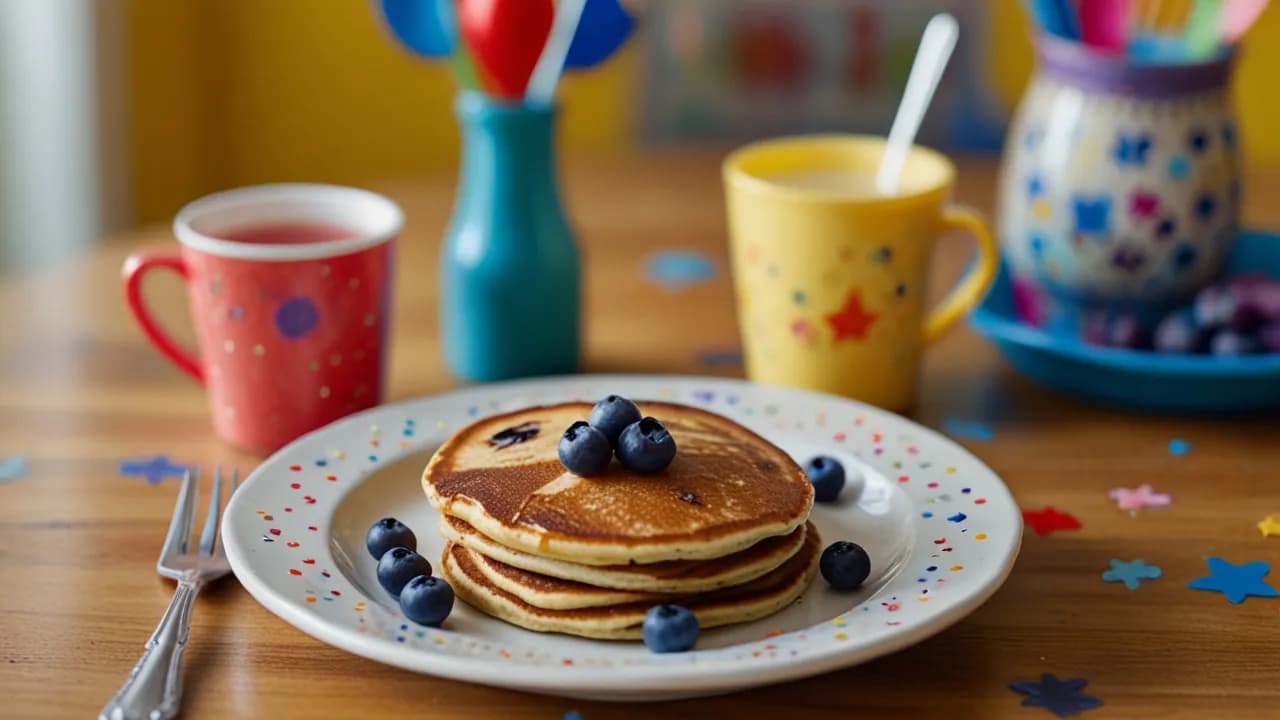 Placki z borówkami BLW: Zdrowe pomysły na śniadanie dla niemowlaka i małych dzieci