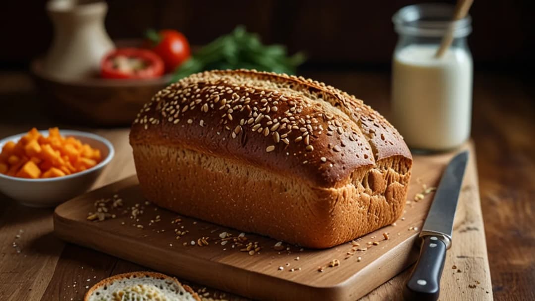 Idealny chleb pszenny z sezamem: Przepis na pyszne kanapki