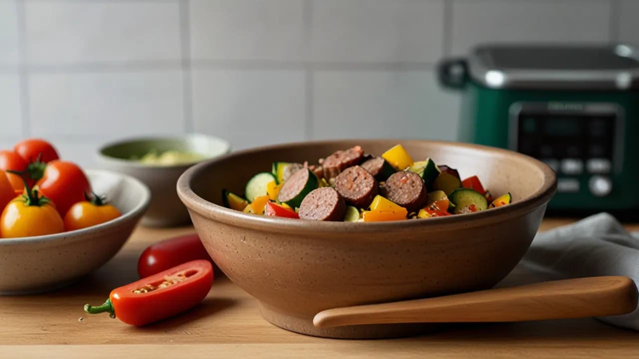 Leczo z cukinią w Thermomixie – łatwy przepis na zdrową wersję lecza