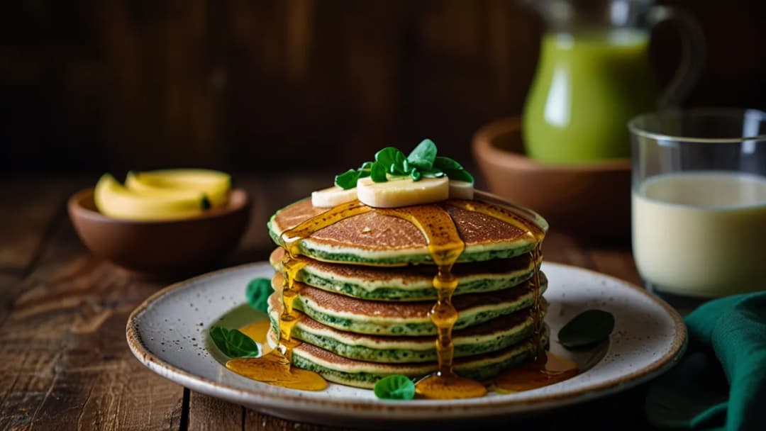Placki szpinakowo-bananowe: Zdrowe i smaczne śniadanie, które pokocha cała rodzina