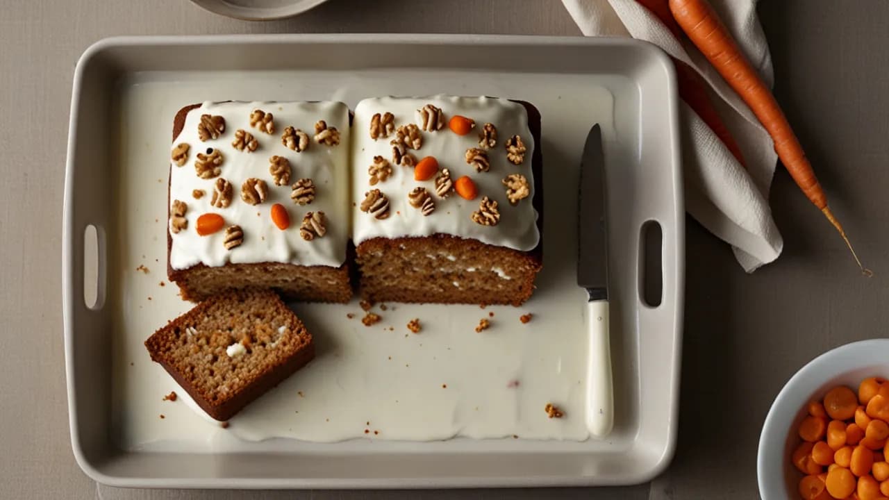 Przepis na ciasto marchewkowe na dużą blachę: Prosty i smaczny