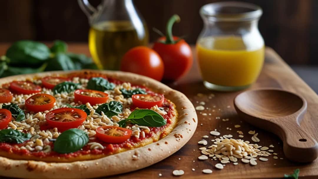Pizza owsiana z piekarnika: Zdrowa wersja dania na bazie mąki owsianej