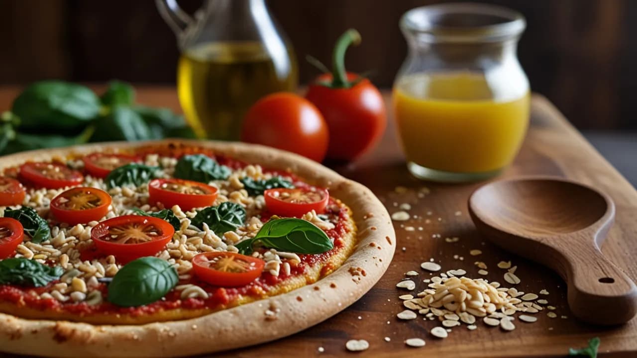 Pizza owsiana z piekarnika: Zdrowa wersja dania na bazie mąki owsianej