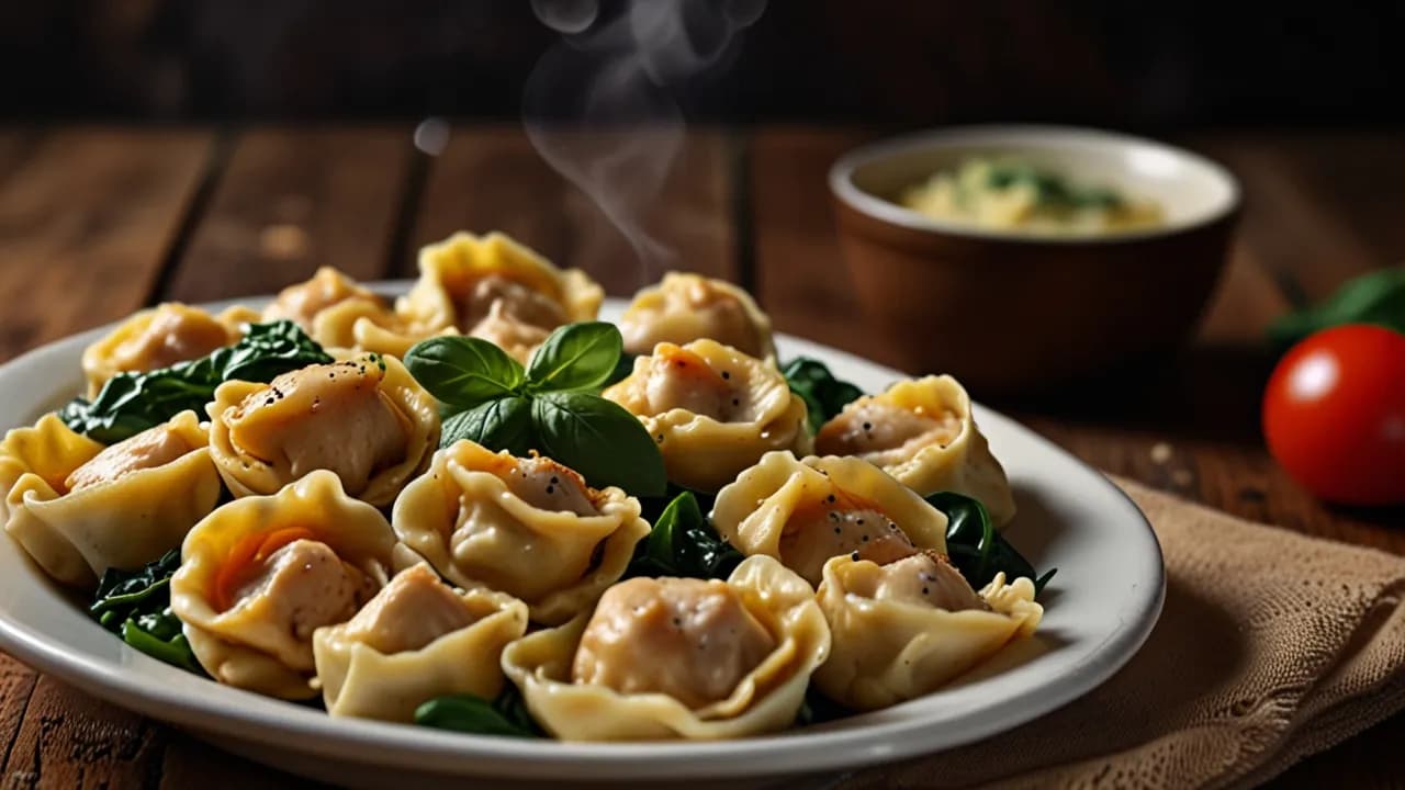 Pyszne przepisy na tortellini z kurczakiem i szpinakiem: Szybkie i smaczne dania