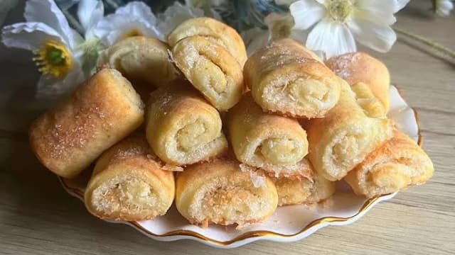 Ciasteczka serowe: Kokosowy raj dla podniebienia