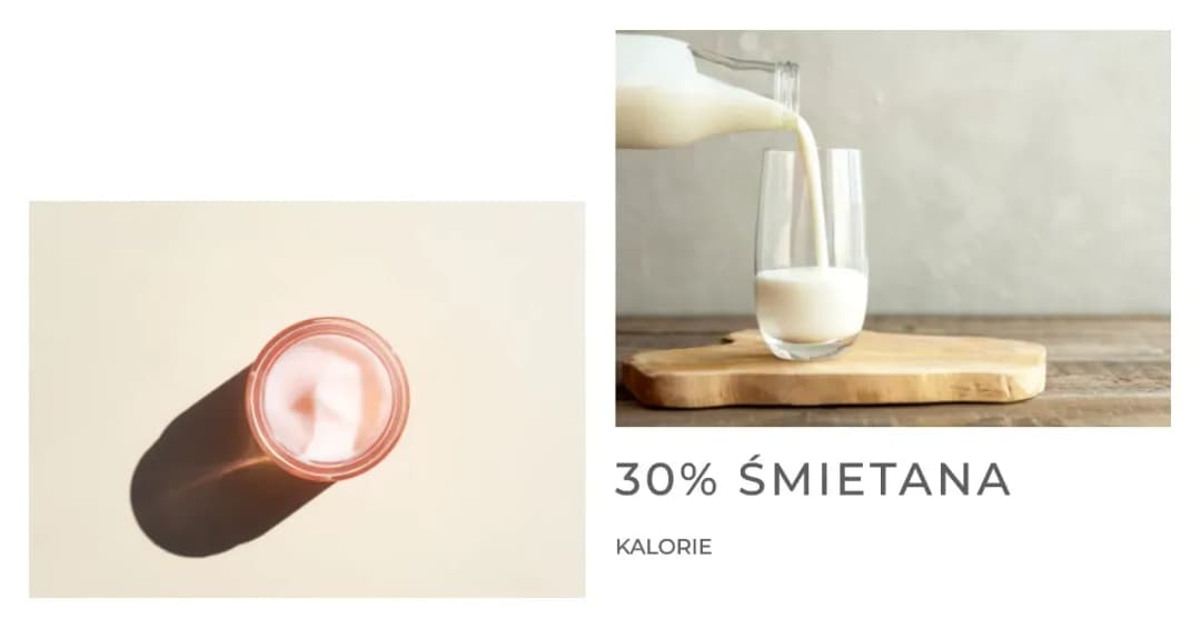 Ile kcal ma śmietana 30? Zaskakujące informacje o kaloriach!