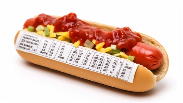 Duży hot dog Orlen - Kalorie i wartości odżywcze