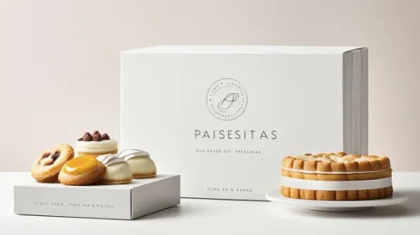 Minimalistyczny design w opakowaniach cukierniczych