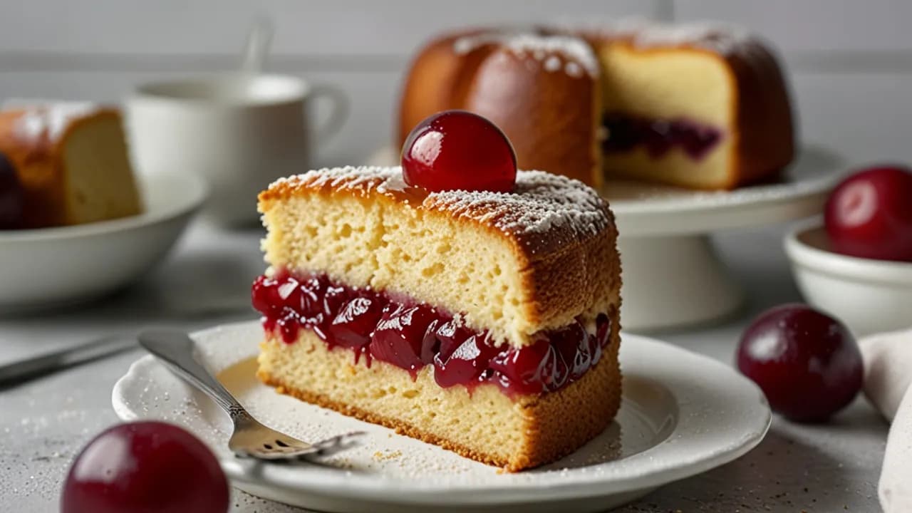 Przepis na ciasto ze śliwkami z Thermomixa: Ucierane z galaretką